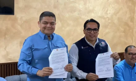 FIRMAN CONVENIO ADECEM Y PROTECCIÓN CIVIL; SE FORMA COMISIÓN DE GESTIÓN DE RIESGOS Y PROTECCIÓN CIVIL