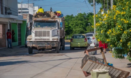 AYUNTAMIENTO DE CULIACÁN REFUERZA JORNADA DE DESCACHARRIZACIÓN EN LA COLONIA AMISTAD