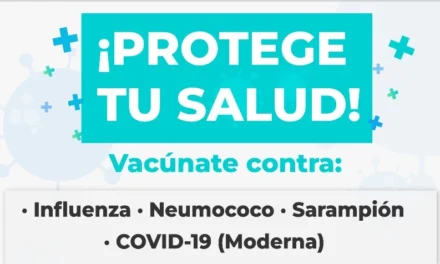 INVITAN A LA CIUDADANÍA A APLICARSE VACUNAS CONTRA LA INFLUENZA, NEUMOCOCO, COVID-19 Y SARAMPIÓN