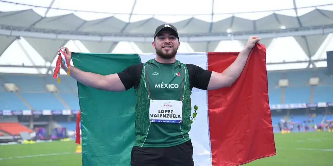 LUIS CARLOS LÓPEZ, ORO MUNDIAL PARA SINALOA EN PARATLETISMO