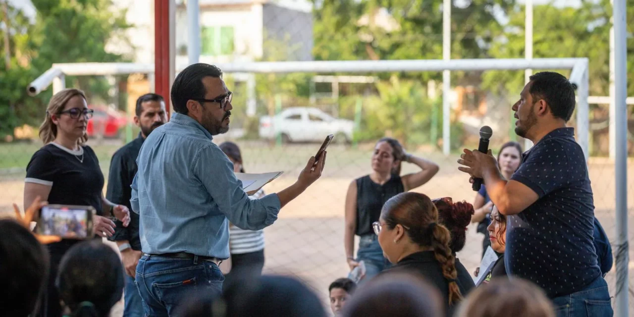 PARQUE Y CALLES DE LA COLONIA PROGRESO SERÁN MEJORADOS, COMPROMETE JUAN DE DIOS GÁMEZ MENDÍVIL