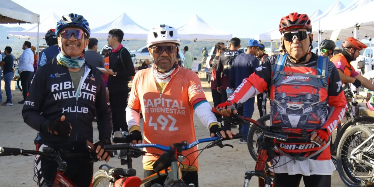 RODADA NARANJA REÚNE A CICLISTAS EN SANALONA EN EL MARCO DE LOS 16 DÍAS DE ACTIVISMO CONTRA LA VIOLENCIA DE GÉNERO