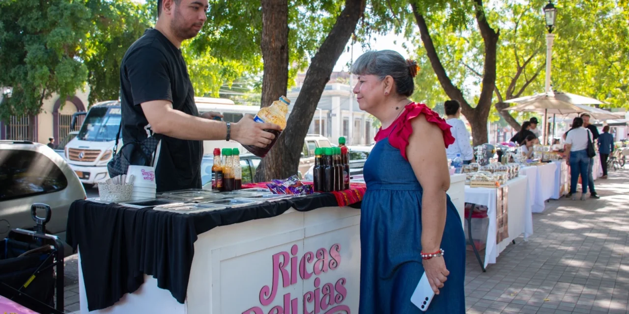 CON ÉXITO SE REALIZA LA EXPO “TEJIENDO SUEÑOS” EN LA PLAZUELA ROSALES