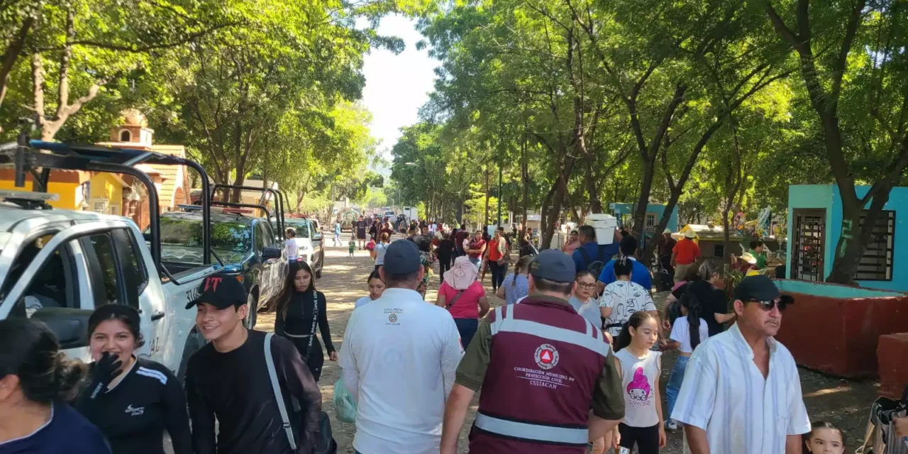 CON SALDO BLANCO Y MÁS DE 110 MIL VISITANTES CULMINA EL “OPERATIVO INTERINSTITUCIONAL PANTEONES 2025” EN CULIACÁN
