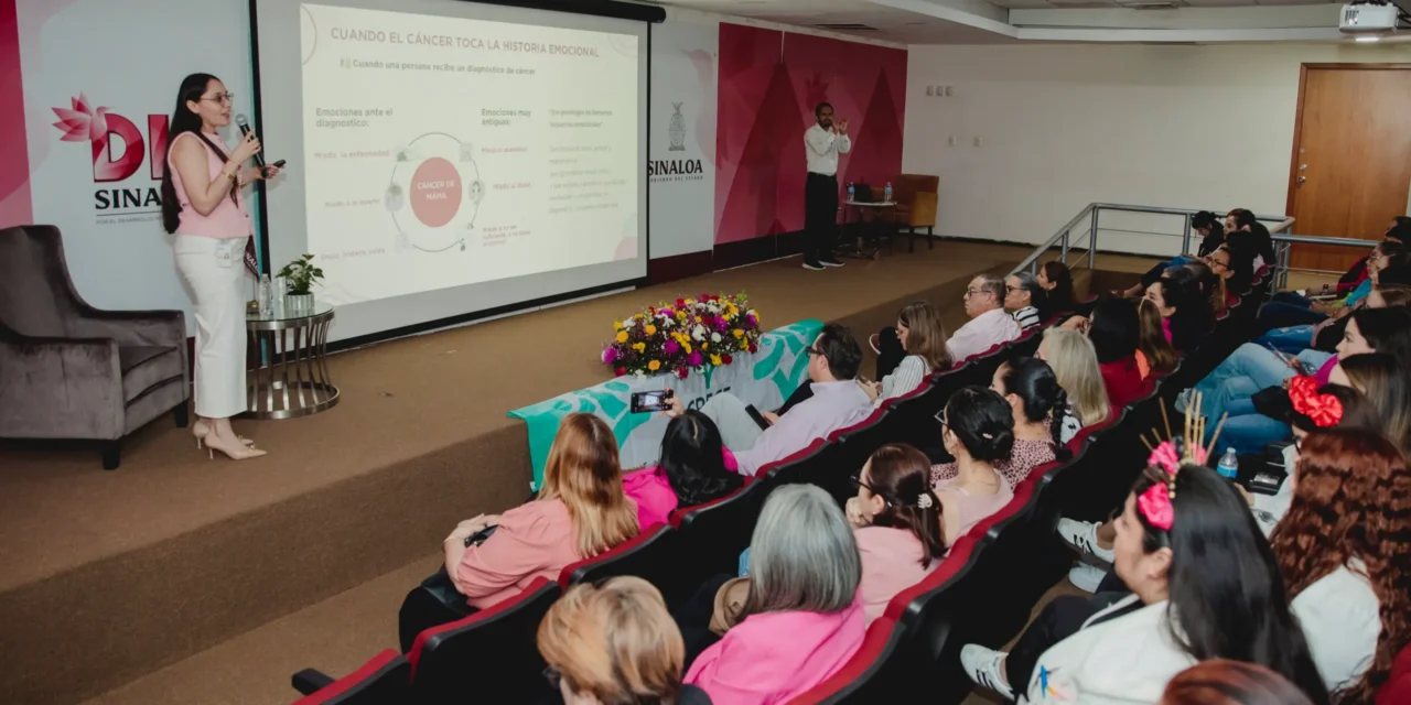 CULMINA DIF SINALOA EL MES ROSA CON LA CONFERENCIA