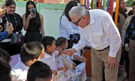 ENTREGA GOBERNADOR ROCHA MOYA NUEVAS DE AULAS EN JARDÍN DE NIÑOS EN BADIRAGUATO