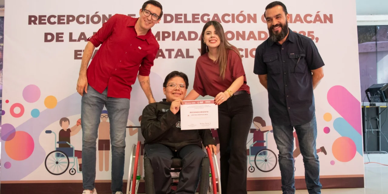 IMDEC Y DIF BIENESTAR CULIACÁN RECONOCEN A MEDALLISTAS DE LA PARALIMPIADA CONADE 2025, EN SUS ETAPAS ESTATAL Y NACIONAL