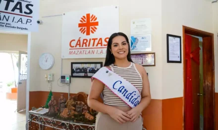 KARELY TIRADO, CANDIDATA A REINA DEL CARNAVAL, SUMA ESFUERZOS CON CÁRITAS MAZATLÁN