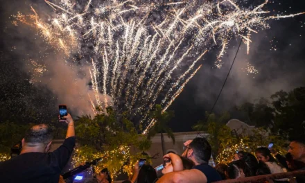 SE ENCIENDE LA PLAZUELA MACHADO CON LA LUZ DE LA NAVIDAD