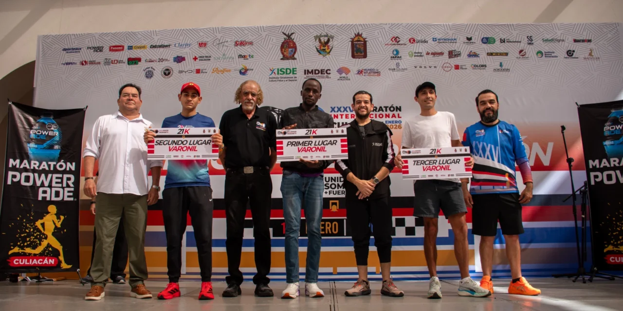 EMOTIVO CIERRE DEL XXXV MARATÓN INTERNACIONAL DE CULIACÁN 2026 CON PREMIACIÓN A GANADORES
