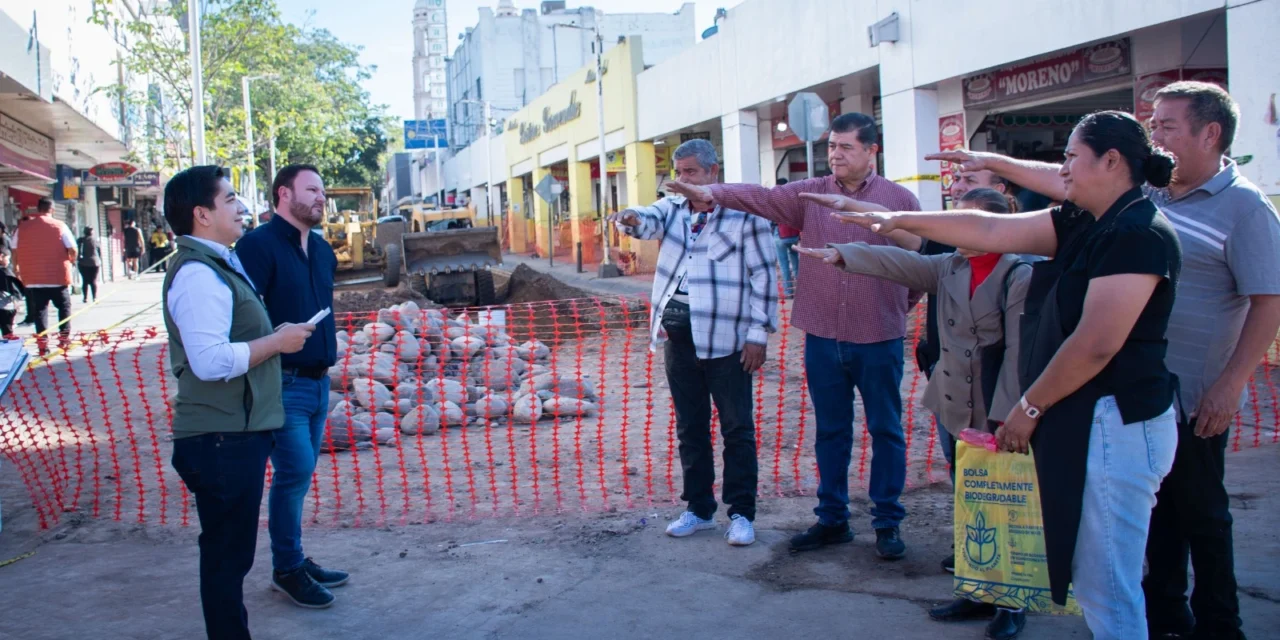 TOMAN PROTESTA A COMITÉ DE PARTICIPACIÓN CIUDADANA DEL PROYECTO DE REHABILITACIÓN DE LA CALLE CONCRETO ESTAMPADO ÁNGEL FLORES