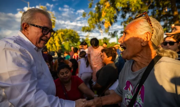 COMPROMETE GOBERNADOR ROCHA OBRAS DE VIALIDAD, EDUCATIVAS Y DEPORTIVAS PARA VECINOS DE EL DIEZ, EN CULIACÁN