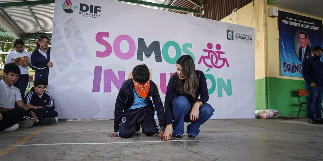 DIF CULIACÁN IMPULSA LA INCLUSIÓN EN LA SECUNDARIA “PROFESOR HUMBERTO VILLEGAS CASTAÑOS”, EN AGUARUTO