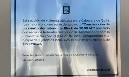 ENTREGAN SEIS ACCIONES DE VIVIENDA EN MODALIDAD CUARTO DORMITORIO EN QUILÁ Y EL SALADO