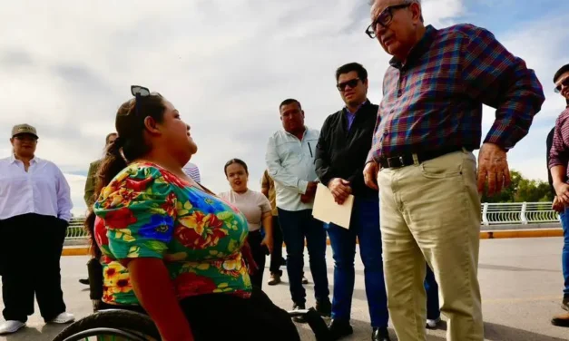 GOBERNADOR ROCHA SUPERVISA PUENTE Y CAMINO QUE CONECTA SINALOA DE LEYVA AL OPOCHI