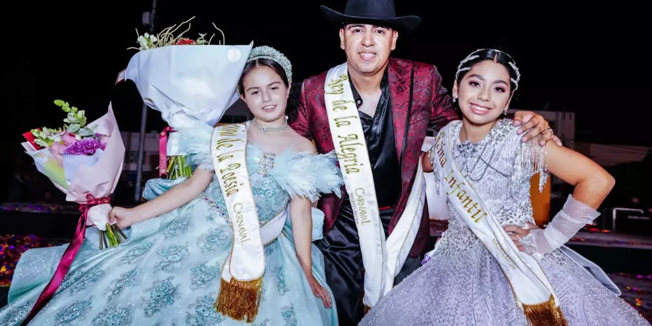 “SIENTO UNA EMOCIÓN GIGANTE”: EILEEN CRUZ, NUEVA REINA INFANTIL DEL CARNAVAL DE MAZATLÁN 2026