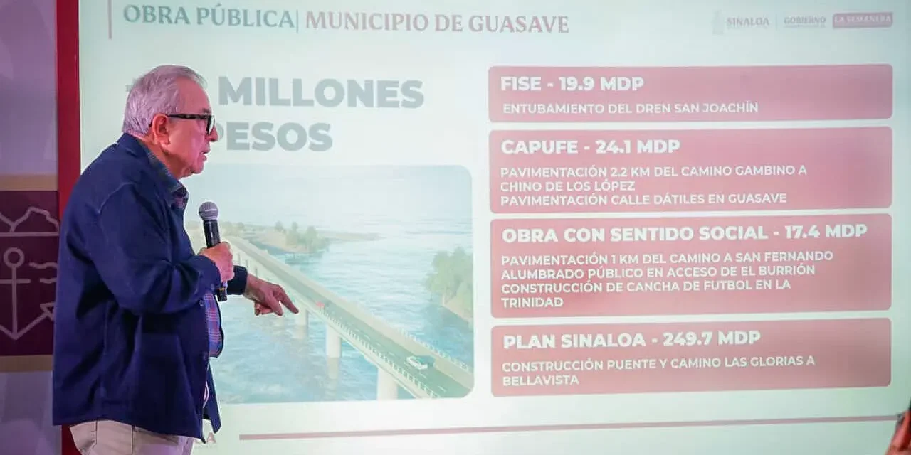 PUENTE DE BELLA VISTA-BOCA DEL RÍO-LAS GLORIAS, VA DE ACUERDO A LO PLANEADO: GOBERNADOR ROCHA MOYA