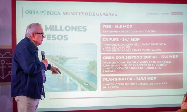 PUENTE DE BELLA VISTA-BOCA DEL RÍO-LAS GLORIAS, VA DE ACUERDO A LO PLANEADO: GOBERNADOR ROCHA MOYA