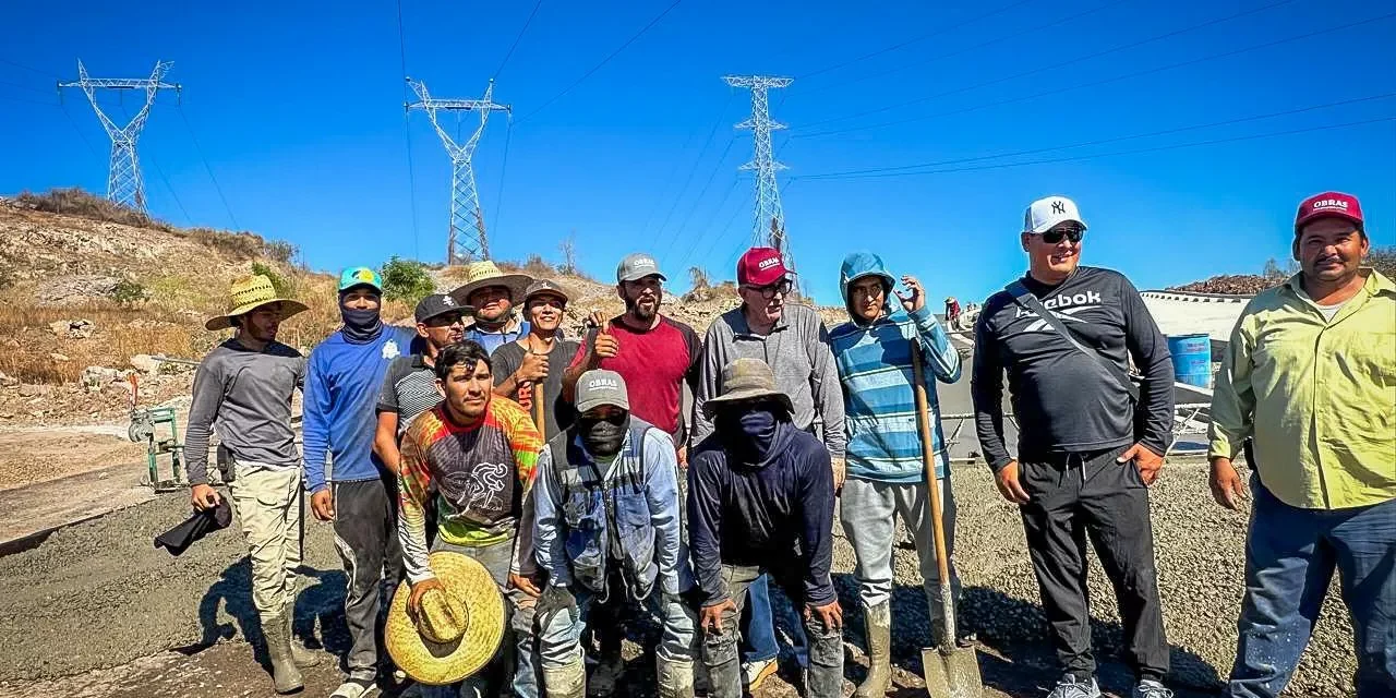 CONSTATA GOBERNADOR ROCHA AVANCE DEL 60 POR CIENTO DEL ENLACE AGRICULTORES CON LA COSTERITA, EN CULIACÁN
