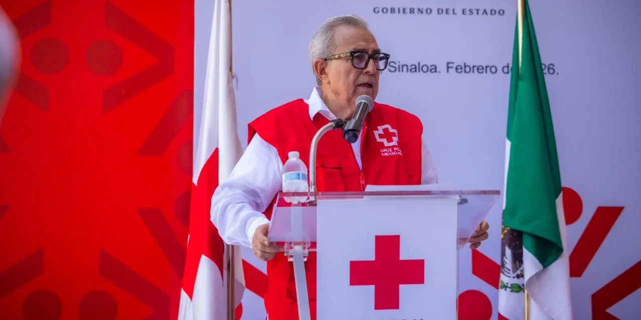 «CADA PESO SUMA A LA VIDA Y A LA SALUD”, GOBERNADOR ROCHA, AL PONER EN MARCHA LA COLECTA NACIONAL DE CRUZ ROJA EN SINALOA