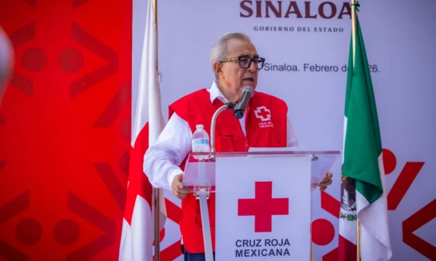 «CADA PESO SUMA A LA VIDA Y A LA SALUD”, GOBERNADOR ROCHA, AL PONER EN MARCHA LA COLECTA NACIONAL DE CRUZ ROJA EN SINALOA