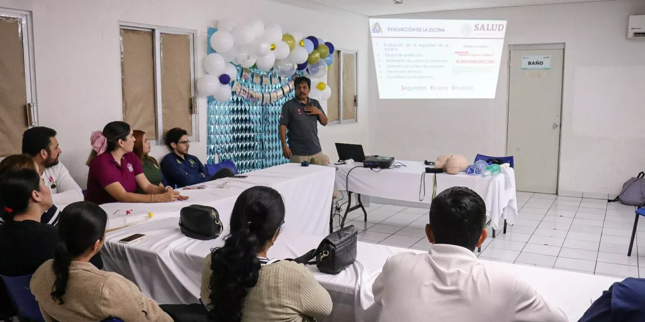 DIF CULIACÁN FORTALECE CAPACIDADES DEL PERSONAL CON CAPACITACIÓN EN PRIMEROS AUXILIOS
