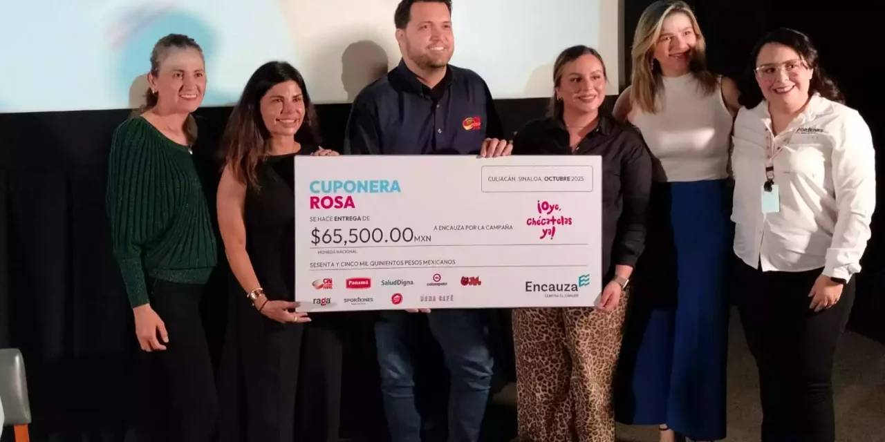 ENTRENGAN DONATIVO DE LA CAMPAÑA OCTUBRE ROSA 2025 “OYE, ¡CHÉCATELAS YA!”