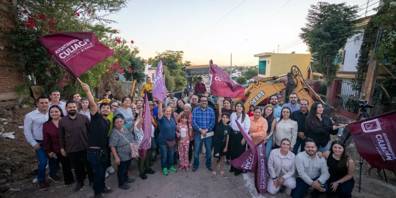 JUAN DE DIOS GÁMEZ DA BANDERAZO A CINCO PAVIMENTACIONES EN LA COLONIA INDEPENDENCIA; “ES LA PRIMERA VEZ QUE HACEN ALGO POR NOSOTROS “