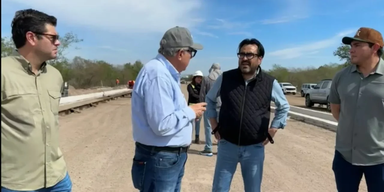 ROCHA Y JUAN DE DIOS GÁMEZ SUPERVISAN OBRAS ESTRATÉGICAS QUE TRANSFORMAN LA MOVILIDAD EN CULIACÁN