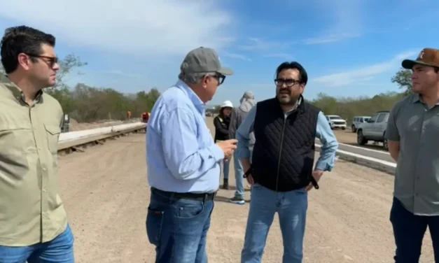 ROCHA Y JUAN DE DIOS GÁMEZ SUPERVISAN OBRAS ESTRATÉGICAS QUE TRANSFORMAN LA MOVILIDAD EN CULIACÁN