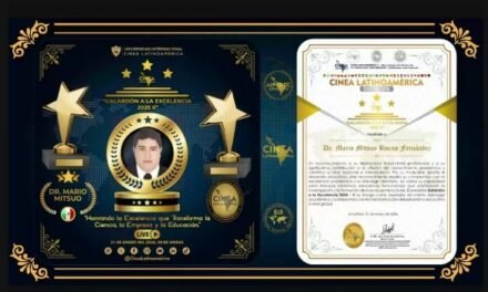 DOCENTE DE LA UAS RECIBE EL “GALARDÓN A LA EXCELENCIA 2025-II” A NIVEL INTERNACIONAL