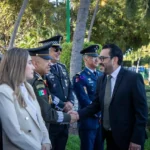 JUAN DE DIOS GÁMEZ PARTICIPA EN IZAMIENTO DE BANDERA POR 220 ANIVERSARIO DEL NATALICIO DE BENITO JUÁREZ