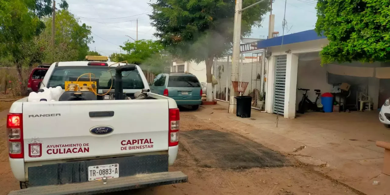 AYUNTAMIENTO INTENSIFICA FUMIGACIÓN EN CULIACÁN PARA PREVENIR EL DENGUE