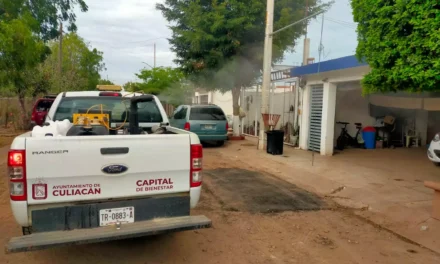 AYUNTAMIENTO INTENSIFICA FUMIGACIÓN EN CULIACÁN PARA PREVENIR EL DENGUE
