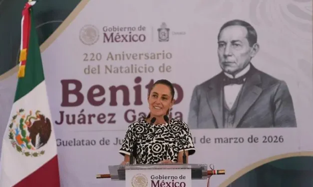 BENITO JUÁREZ VIVE EN LA CUARTA TRANSFORMACIÓN: PRESIDENTA CLAUDIA SHEINBAUM