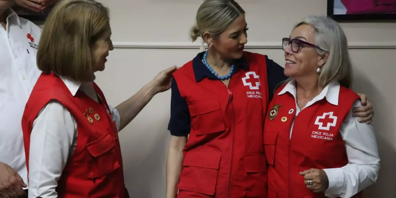 REAFIRMA ESTRELLA PALACIOS RESPALDO A CRUZ ROJA MAZATLÁN
