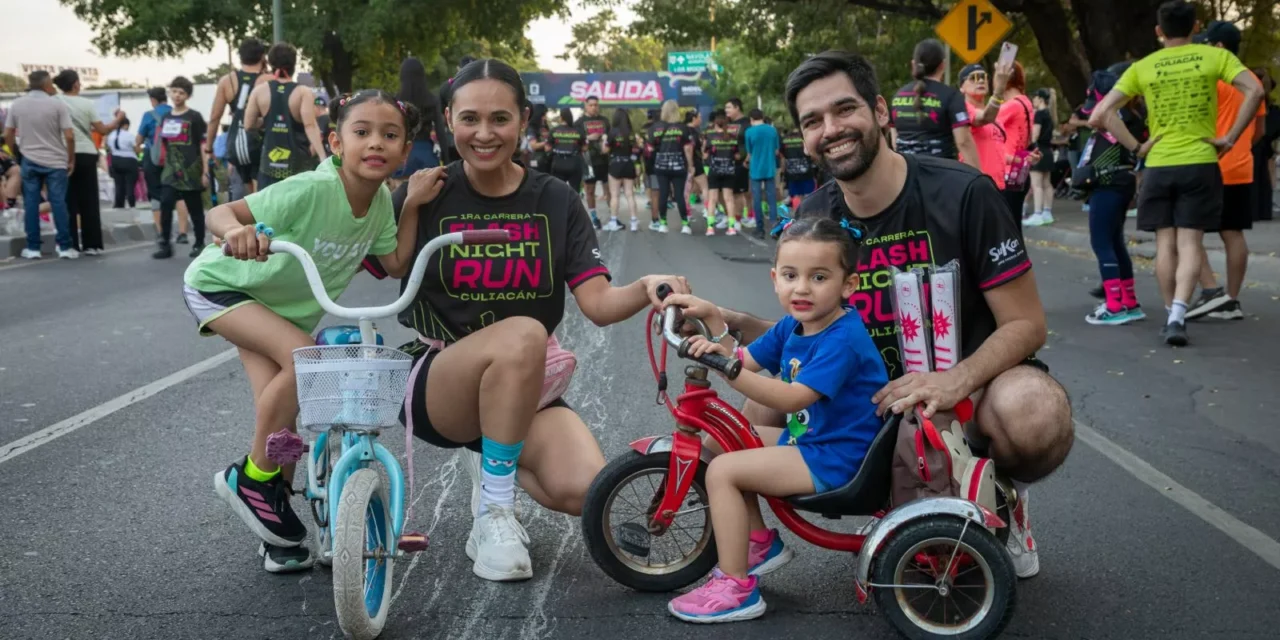 FLASH NIGHT RUN SE CONSOLIDA COMO EVENTO INCLUYENTE Y DE AMPLIA CONVOCATORIA FAMILIAR