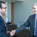 GOBERNADOR ROCHA Y JUAN DE DIOS GÁMEZ SE REÚNEN CON EL CÓNSUL GENERAL DE LOS EU EN HERMOSILLO