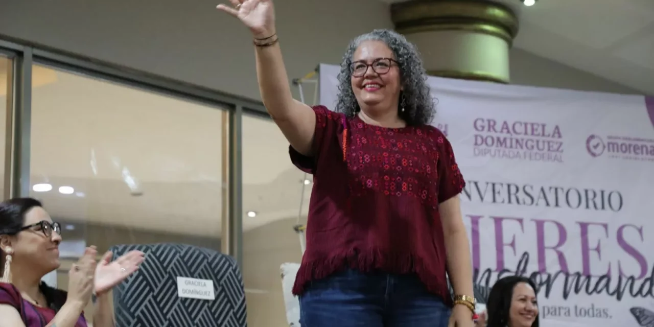 LLAMA GRACIELA DOMÍNGUEZ A MUJERES A SER FUERTES Y COMBATIENTES SIEMPRE