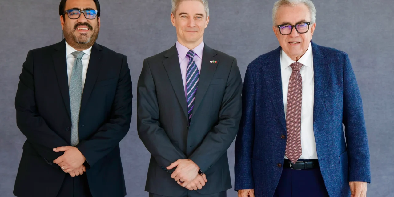 GOBERNADOR ROCHA MOYA SE REUNIÓ CON EL CÓNSUL GENERAL DE LOS ESTADOS UNIDOS EN HERMOSILLO