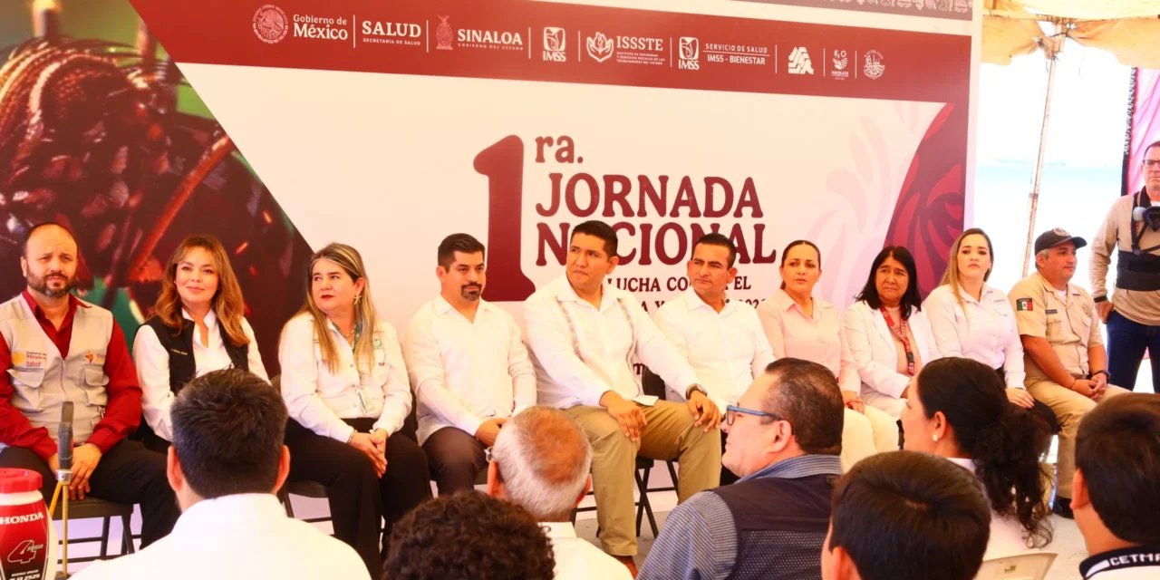 INICIA EN NAVOLATO LA PRIMERA JORNADA NACIONAL DE LUCHA CONTRA EL DENGUE Y CHIKUNGUNYA 2026