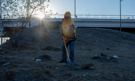 CONTINÚA CAMPAÑA DE DESCACHARRIZACIÓN EN LA COLONIA DÍAZ ORDAZ PARA PREVENIR CRIADEROS DE MOSQUITOS