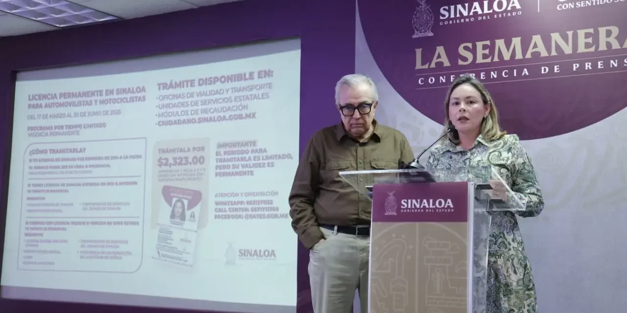 INVITA GOBERNADOR ROCHA A LA CIUDADANÍA A ADQUIRIR SU LICENCIA PERMANENTE DE CONDUCIR