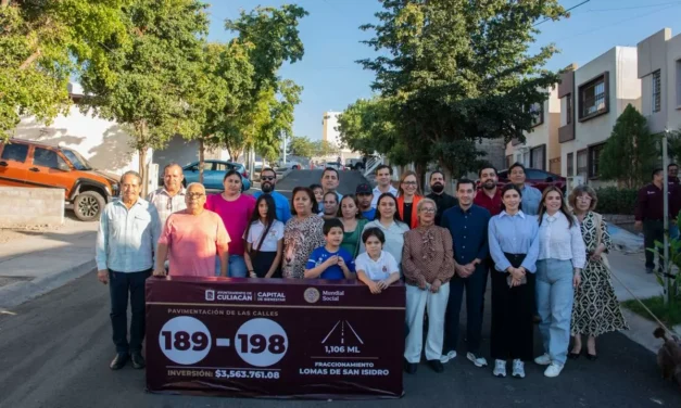 MEJORAN CALLES EN LOMAS DE SAN ISIDRO CON PAQUETE DE PAVIMENTACIÓN IMPULSADO POR EL AYUNTAMIENTO