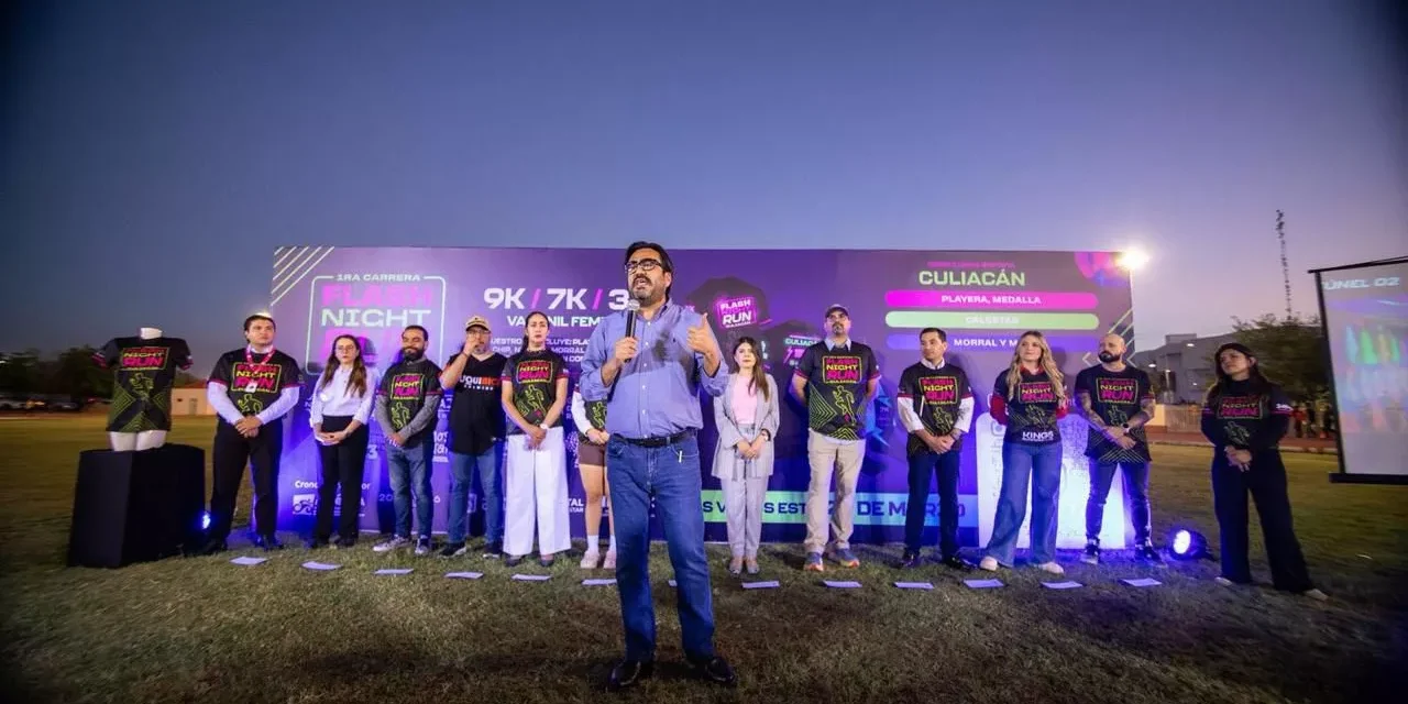 CULIACÁN BRILLARÁ DE NOCHE CON LA PRIMERA CARRERA FLASH NIGHT RUN; ADRIÁN COTA Y, MAU Y RICKY, EN EL ESCENARIO MUSICAL