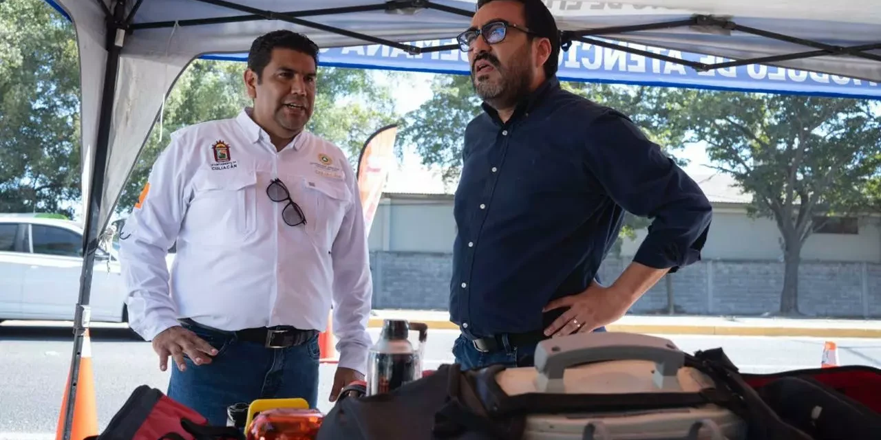 SUPERVISA JUAN DE DIOS GÁMEZ MÓDULOS DE ASISTENCIA VIAL PARA APOYAR A FAMILIAS EN SEMANA SANTA EN CULIACÁN