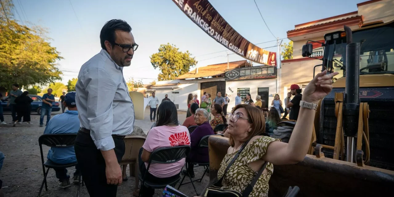 JUAN DE DIOS GÁMEZ LLEVA PAVIMENTACIÓN A LA GUADALUPE VICTORIA; SUMA MÁS DE MIL MDP EN 403 CALLES