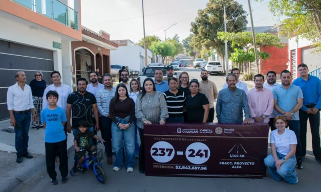 COLONOS CELEBRAN NUEVAS CALLES PAVIMENTADAS EN CULIACÁN: “YA CAMINAMOS CON CONFIANZA”