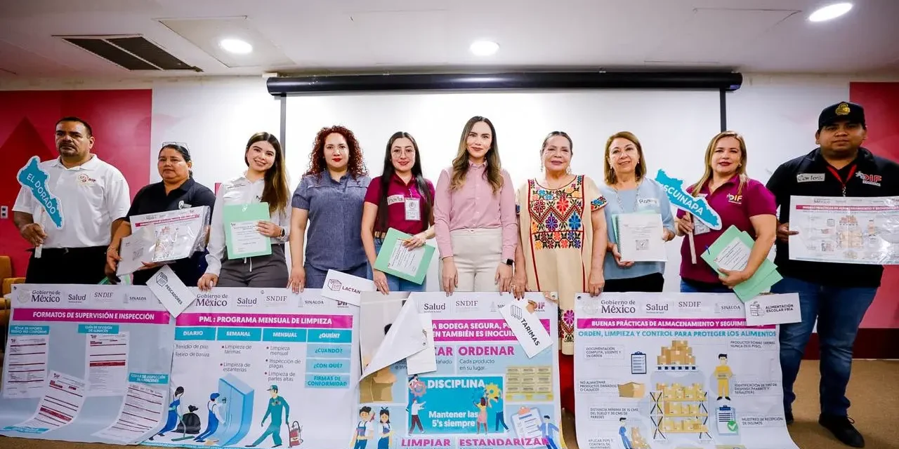 CAPACITACIÓN “BUENAS PRÁCTICAS DE ALMACENAMIENTO Y SEGUIMIENTOS” SISTEMA DIF SINALOA