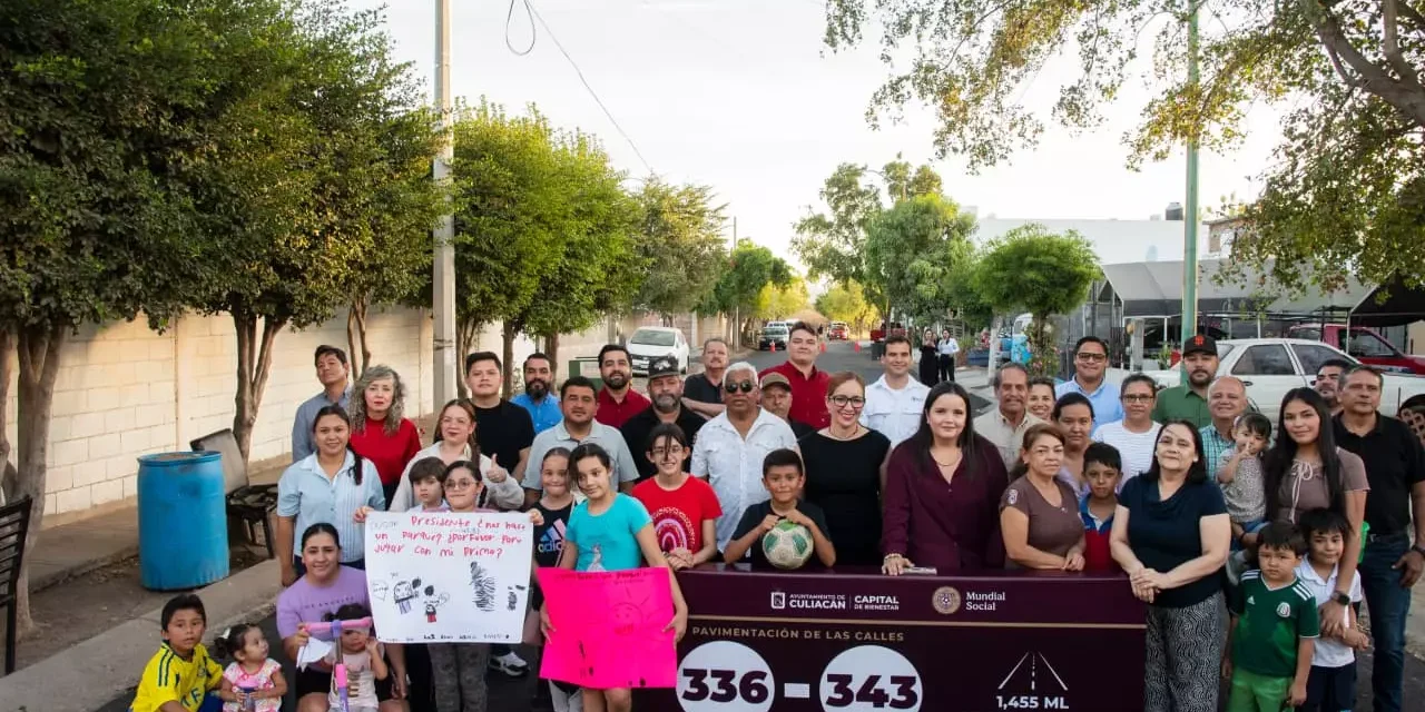 “POR FIN SE VOLTEÓ A VER PARA ACÁ”: ENTREGA AYUNTAMIENTO 8 CALLES PAVIMENTADAS EN HACIENDA DEL RÍO